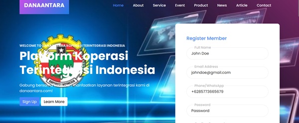 Danaantara Platform Koperasi Terintegrasi Indonesia Kalingga Taekwondo Club